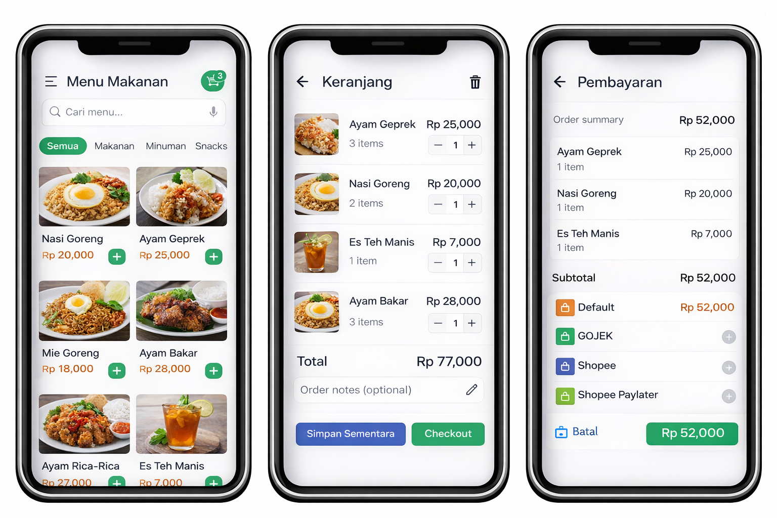 Preview laporan penjualan JelyPOS